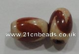 DZI02 5PCS 8*12mm oval loose Tibetan Agate Dzi Beads wholesale