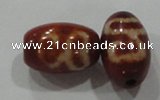 DZI07 5PCS 8*12mm oval loose Tibetan Agate Dzi Beads wholesale