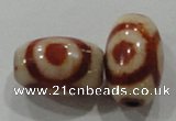 DZI08 5PCS 8*12mm oval loose Tibetan Agate Dzi Beads wholesale