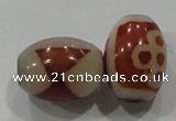 DZI12 3PCS 10*14mm oval loose Tibetan Agate Dzi Beads wholesale