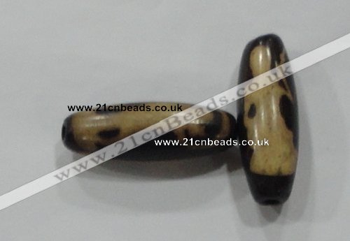 DZI162 14*40mm oval loose Tibetan Agate Dzi Beads wholesale