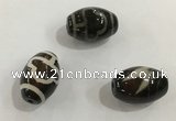 DZI359 10*14mm drum tibetan agate dzi beads wholesale