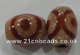 DZI38 2PCS 14*18mm oval loose Tibetan Agate Dzi Beads wholesale