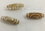 DZI502 10*30mm drum tibetan agate dzi beads wholesale