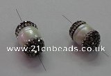 NGC7504 10*16mm - 12*20mm nuggets shell pearl connectors wholesale