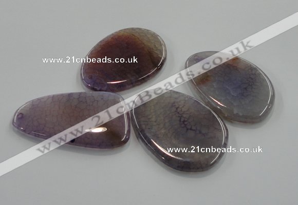 NGP1175 35*45mm - 40*60mm freeform agate gemstone pendants wholesale