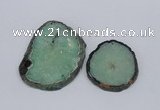 NGP2715 45*50mm - 55*75mm freeform druzy agate pendants