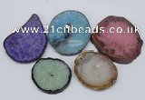 NGP2716 45*50mm - 55*75mm freeform druzy agate pendants