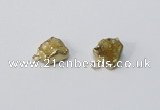 NGP2890 8*10mm - 10*12mm freeform druzy agate pendants