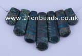 NGP31 Fashion long spar stone pendants set jewelry wholesale