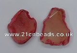 NGP3241 55*65mm - 50*75mm freeform agate slab pendants