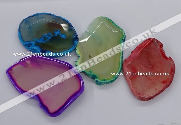 NGP3246 55*65mm - 50*75mm freeform agate slab pendants
