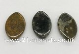 NGP5511 30*50mm marquise ocean agate pendants wholesale