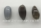 NGP5545 14*40mm - 23*58mm teardrop agate gemstone pendants