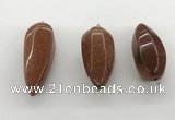 NGP5560 14*40mm - 23*58mm teardrop goldstone pendants wholesale