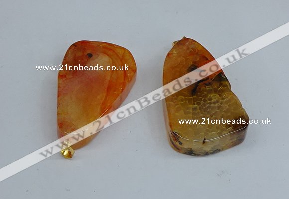 NGP8715 28*38mm - 40*45mm freeform agate pendants wholesale