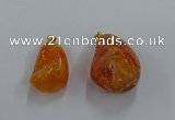 NGP8835 20*25mm - 30*40mm nuggets agate pendants wholesale