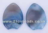 NGP930 5PCS 40*55mm agate druzy geode gemstone pendants
