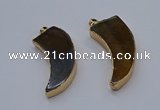NGP9510 22*60mm - 25*65mm horn agate gemstone pendants wholesale