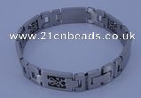 SSB75 8.5 inches 12mm width 304 stainless steel bracelet wholesale