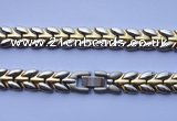 SSN01 19.5 inches gold plated 304 stainless steel necklace wholesale