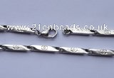 SSN12 21 inches 304 stainless steel fashion necklace wholesale