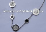 SSN14 20 inches 304 stainless steel fashion fancy necklace wholesale