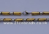 SSN22 22 inches gold plated 304 stainless steel necklace wholesale