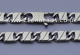 SSN31 23.5 inches 8mm width 304 stainless steel necklace wolesale