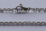 SSN41 19.5 inches 2.5mm width 304 stainless steel necklace wolesale