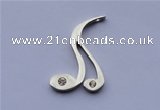 SSP10 20*30mm Petal-shaped 304 stainless steel pendant wholesale