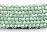 CAS301 15.5 inches 6mm round snowflake angelite gemstone beads