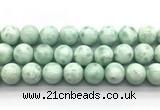 CAS306 15.5 inches 16mm round snowflake angelite gemstone beads