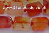 CNG6932 15.5 inches 5*8mm - 8*12mm nuggets red agate beads