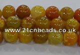 CAA1041 15.5 inches 6mm round dragon veins agate beads wholesale