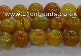 CAA1042 15.5 inches 8mm round dragon veins agate beads wholesale