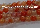 CAA1045 15.5 inches 4mm round dragon veins agate beads wholesale