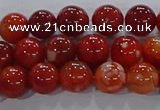 CAA1047 15.5 inches 8mm round dragon veins agate beads wholesale