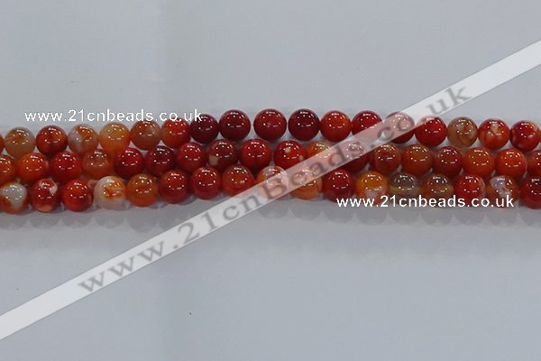 CAA1048 15.5 inches 10mm round dragon veins agate beads wholesale