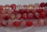 CAA1050 15.5 inches 4mm round dragon veins agate beads wholesale