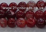 CAA1052 15.5 inches 8mm round dragon veins agate beads wholesale