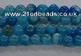 CAA1055 15.5 inches 4mm round dragon veins agate beads wholesale