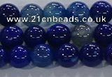 CAA1062 15.5 inches 8mm round dragon veins agate beads wholesale