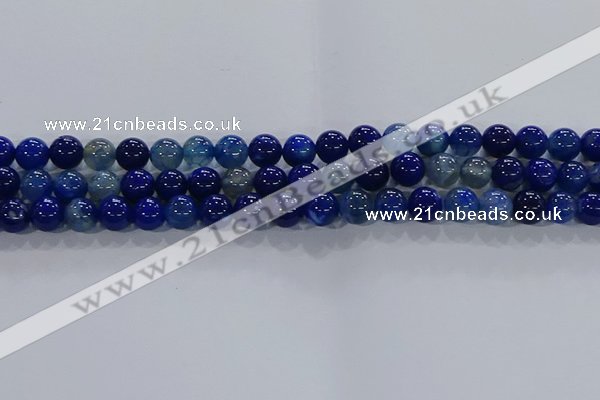 CAA1062 15.5 inches 8mm round dragon veins agate beads wholesale