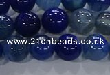 CAA1063 15.5 inches 10mm round dragon veins agate beads wholesale