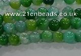 CAA1065 15.5 inches 4mm round dragon veins agate beads wholesale