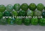 CAA1066 15.5 inches 6mm round dragon veins agate beads wholesale