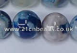 CAA1086 15.5 inches 16mm round sakura agate gemstone beads