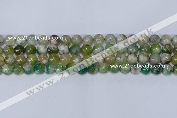 CAA1092 15.5 inches 8mm round sakura agate gemstone beads