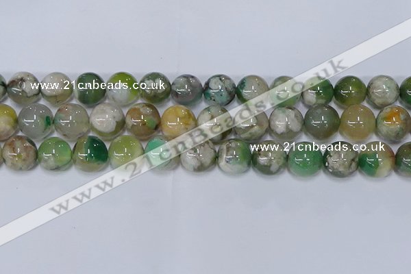 CAA1095 15.5 inches 14mm round sakura agate gemstone beads